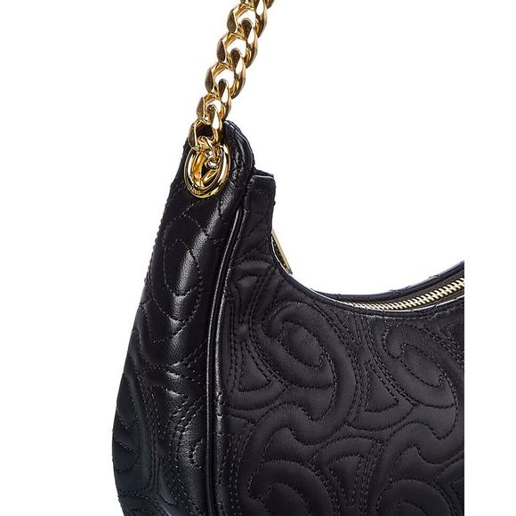 Celine Ava Medium Leather Hobo Bag, Black - Picture 3 of 4